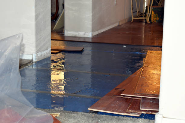 Professional Flood Damage Restoration technician working in Buffalo, TX